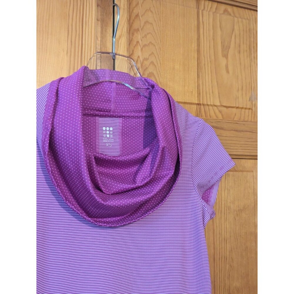 Title Nine Women's Size XS Tunic Dress‎ Purple Athletic Zipper Pockets Layli